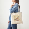 thumbnail image 5 of CafePress - Bird And Flowers Tote Bag - Unisex Canvas Tote Bag, Beige, 1-Piece, 5 of 8