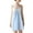 Blue, variant on Women's Cotton Victorian Nightgowns Vintage Sleep Dress Soft Nighty Cami Sleeveless V Neck Ruffle Backless Nighty White Medium