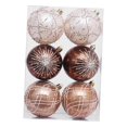 thumbnail image 4 of 6 bolas navideñas colgantes reutilizables para decorar el de , ideal para compromisos, Acción de , aniversarios, fiestas. Marrón champán, 4 of 8