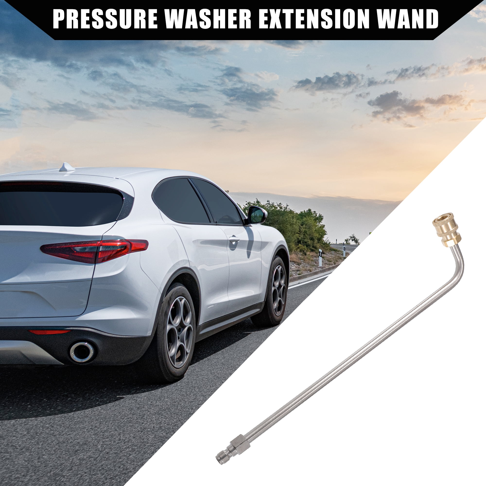 Unique Bargains Pressure Washer Extension Wand for Car Motorcycle Bike 35cm