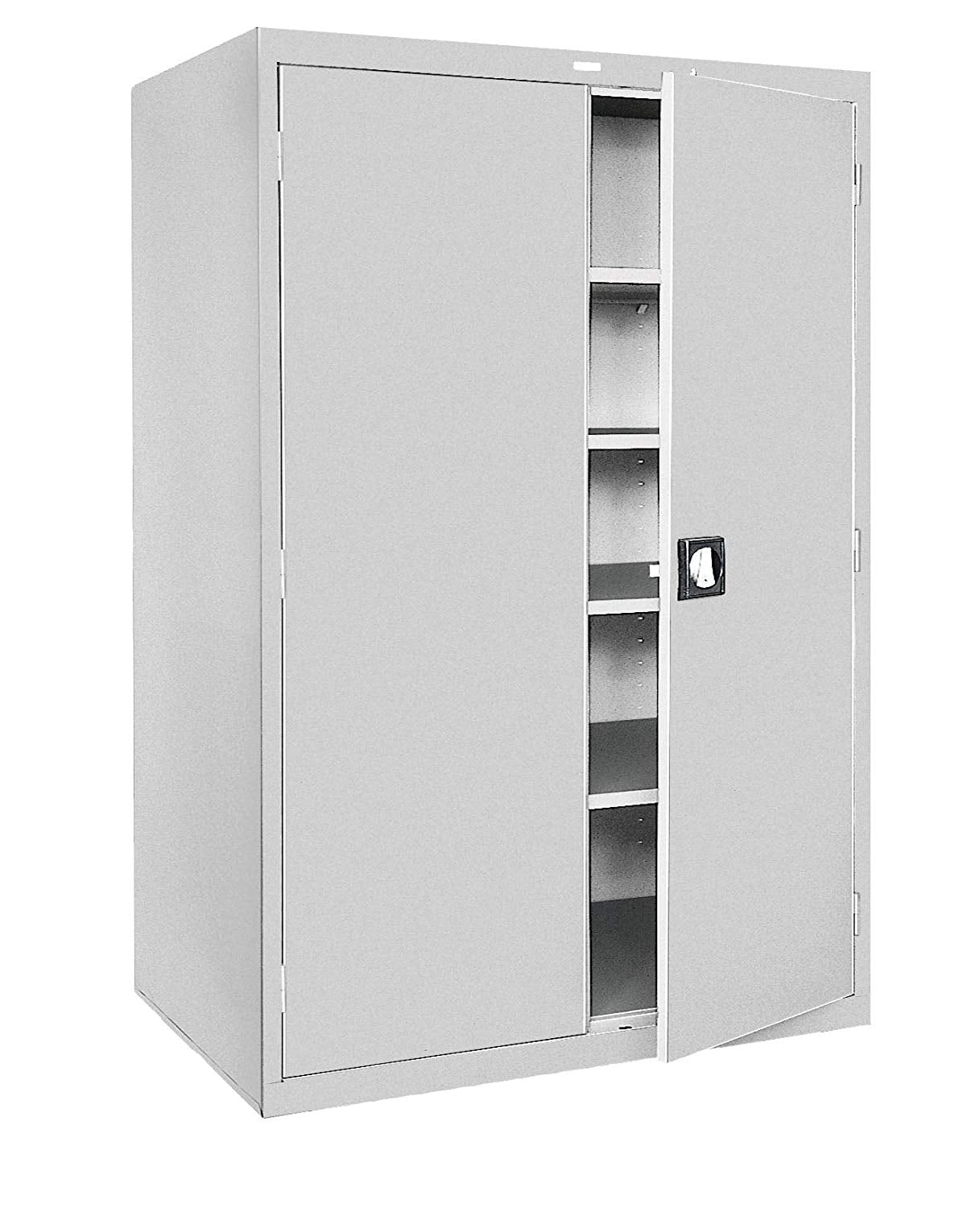 24 shoe storage cabinet on Sandusky Lee 46 W X 24 D X 78 H 5 Shelf Steel Freestanding Storage Cabinet With Recessed Handle Dove Gray Walmart Com Walmart Com