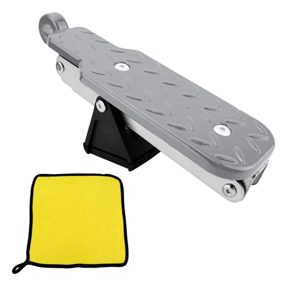 Upgrades Car Door Step for Elevated Roof Access Foldable Foot Pedal Car Rooftop Assistance Simple Installation for Car