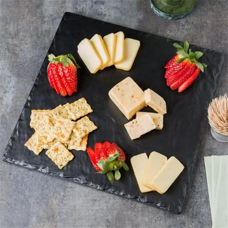 

Cal Mil 1522-1212-65M Melamine Faux Slate 12 x 12 in. - Black