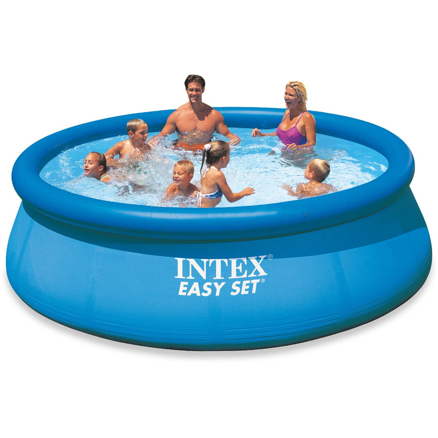 Intex 12' x 30'' Easy Set Above Ground Swimming Pool with Filter Pump by Intex
