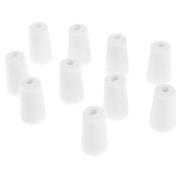 Tapón de tubo de ensayo de laboratorio 10 Piezas 8-22 Mm Tapón de Goma Resistente Al Calor Tapa Desinfectada Suministros de Laboratorio - , 15-19 mm Magideal Tapón de tubo de ensayo de laboratorio