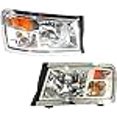 thumbnail image 3 of Garage-Pro Headlight Compatible with 2008-2010 Dodge Dakota, 2011 Ram Dakota Assembly Chrome Interior Set Driver and Passenger, 3 of 4