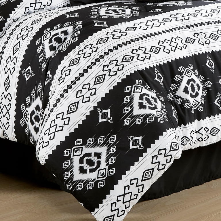 Chezmoi Collection Indie 7-Piece Southwestern Aztec Comforter Set
