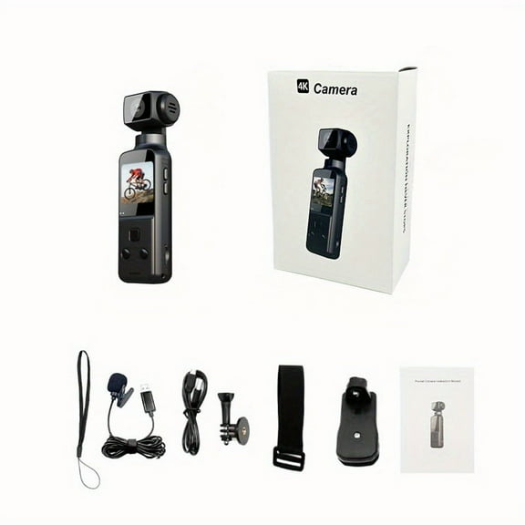 4K Vlogging Camera, Portable 270° Rotating Live Camera, USB Rechargeable, 1.33" CMOS, Ideal for Video Blogging & Life Recording, Valentine's Day Gift