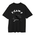thumbnail image 4 of Bovemsi Crow Graphic T Shirt For Men Women Cotton T Shirts, 4 of 5