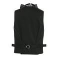 thumbnail image 2 of SiiRoh Kids Boys Gentlemen Bow Tie Vest Banquet Birthday Party Sleeveless Classic Jacquard Waistcoat Black 16, 2 of 4