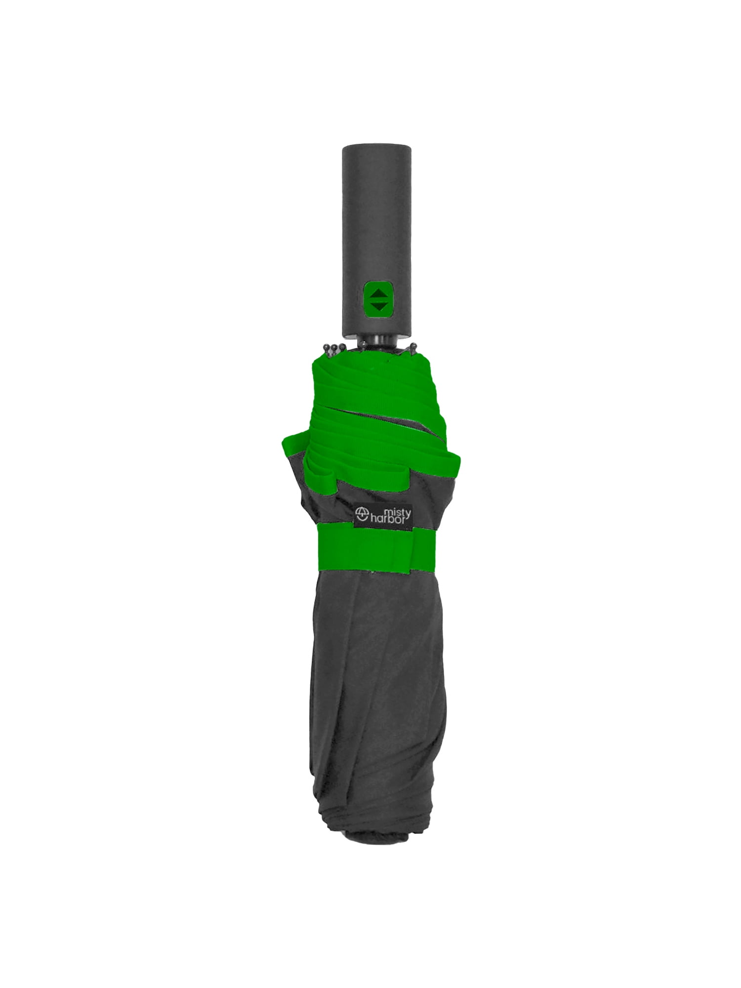 Misty Harbor 3-Sec Auto Open & Close Rain Umbrella Gray Green