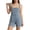 Light Blue, variant on Women's Denim Overalls, 2026 Summer Casual Short Jumpsuit with Adjustable Straps and Multiple Pockets, Loose Fit Jean Jumpsuit for Daily Wear-White