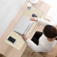 thumbnail image 3 of Long Mouse Pads for Desk,Beige Celestial Pattern Desk Mats on Top Of Desks, Desk Mouse Pad Extra Large with 3mm Non-Slip Base and Stitched Edge for Gaming,Office,Work,Home 31.5"x11.8", 3 of 6