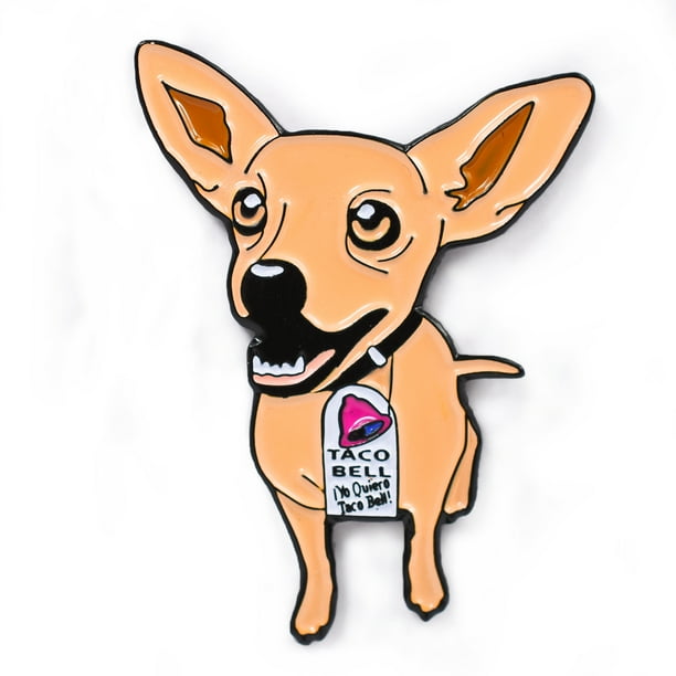 Taco Bell Yo Quiero Taco Bell! 90s Commercial Throwback Collectible Pendant Lapel Hat Pin Taco Bell Yo Quiero Taco Bell! 90s Commercial Throwback Collectible Pendant Lapel Hat Pin