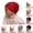 Blue, variant on Women Hat Reversible Satin Lined Sleep Cap Adjustable Modal Hair Bonnet for Curly Hair Braids Beanie Wrap Hat