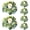 Wreath, variant on Samhe 6Pcs Fall Candle Rings Wreaths, Artificial Pumpkin Maple Leaf Candle Holder Rings with Berries for Pillar Candles, Autumn Thanksgiving Wedding Party