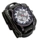 thumbnail image 1 of Reloj de pulsera híbrido de cuero Fernando verde, 1 of 8