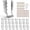 Silver 2" x 6" Joist Hangers - 25 pcs, variant on 25 2x4 Joist Hangers With Screws Galvanized Face Mount Hurricane Ties 20-gauge Steel Rafter Clips For Woods Floor Deck Ceiling Trusses Lumber Beam Connectors