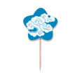 thumbnail image 1 of Painting Culture White Cloud Toothpick Flags Star Lable Cupcake Picks, 1 of 3