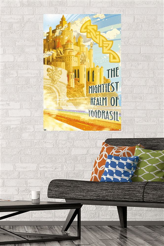Marvel: Hero Lands - Asgard Wall Poster, 22.375" x 34"