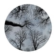 thumbnail image 4 of Orinice Trees Winter Nature Round Table Cover Stain Resistant Washable Indoor Outdoor Tablecloth Kitchen Dining Wedding Parties 100% Polyester Fiber 31-35, 4 of 8