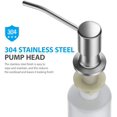 thumbnail image 3 of GHSDFBB Built in Sink Soap Dispenser or Lotion Dispenser for Kitchen Sink Brushed Nickel Kitchen Sink Soap Dispenser Bar Sink Soap Dispenser with 17OZ Bottle, 3 of 7