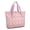 Pink Christmas Snowman, variant on Tote Bag for Women - Red Christmas Car Pattern Shoulder Bag - Large Utility Work Duffle Bag with Zipper Handbag for Travel, Work, Sprots
