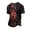 Dark Purple, variant on Halloween Men's Shirts Ghost Skull Pumpkin Print Crew Neck Casual Shirts Funny Print Short Sleeve Holiday Comfy Graphic Tees Green 2XL