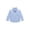 Blue, variant on Boys Solid Long Sleeve Button Down Shirt, Kids Lapel Collar Pocket Embroidered Casual Dress Top Slim Fit Uniform Blouse for Back to School Daily Wear(Blue,3-4 Years)