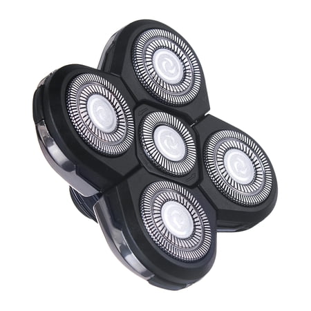 5 Head Razor Head & Cutter Replacement Part Washed Blades Rechargeable Electric Shaver Accessories for Rotary Shavers