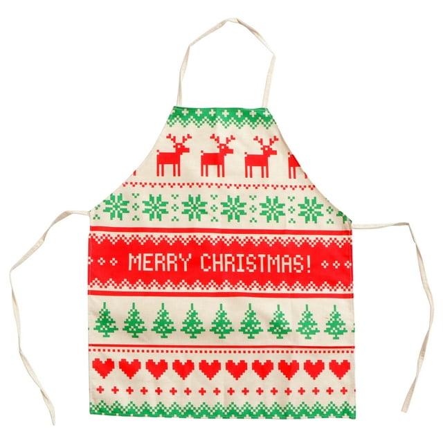 1Pc Christmas Apron Home Apron Creative Apron Creative Party Apron for Kitchen