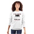 thumbnail image 3 of Id Hit That Funny Bowling Alley Unisex Plus Fleece Graphic Sweatshirt Brisco Brands 2X, 3 of 5