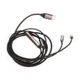thumbnail image 3 of Cable de auriculares tipo C a MMCX Cable de auriculares de cobre libre de oxígeno profesional Reemplazo para SE215 315 535 846, 3 of 12