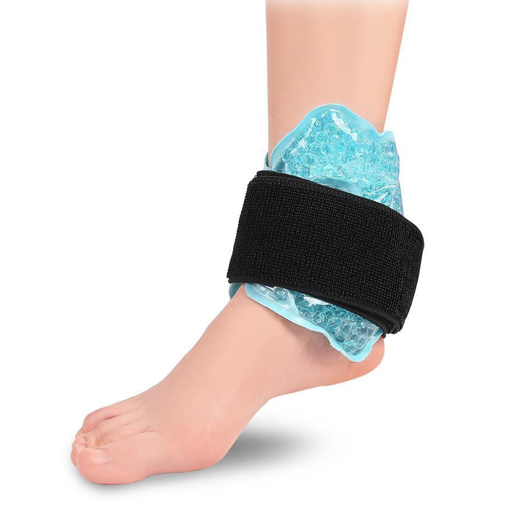 Tiyuyo Reusable Ankle Brace Gel Ice Pack Adjustable Hot/Cold Therapy