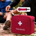 thumbnail image 1 of BELOVING First Aid Bag Lightweight Multiple Compartments for Travel Workplace Cycling Red, 1 of 10