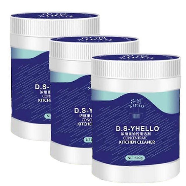 1-3x Potente limpiador en polvo multiusos para cocina, limpiador para el hogar, cocina, baño, desengrasante, limpiador de suciedad y aceite, 1 unidad