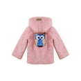 thumbnail image 5 of inhzoy Kids Girls Winter Warm Thicken Coat Zipper Hooded Winter Jacket Outerwear Pink 6, 5 of 8