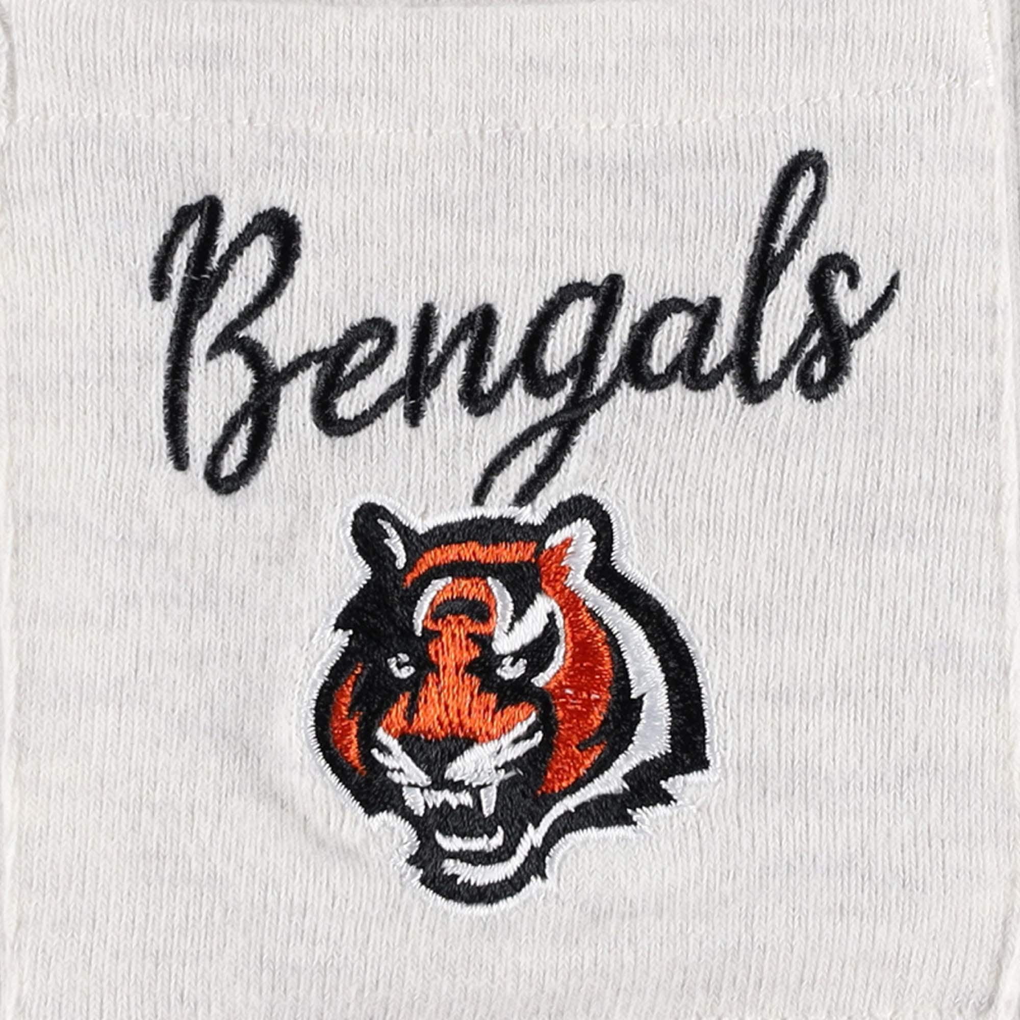 Women's Cream Cincinnati Bengals Ethereal Sweater Knit Long Sleeve