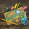 thumbnail image 2 of Scooby-Doo The Mystery Machine Pencil Pen Organizer Zipper Pouch Case, 2 of 5