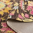 thumbnail image 5 of SAFAVIEH Blossom Gavril Southwestern Wool Area Rug, Charcoal/Multi, 6' x 6' Round, 5 of 11