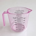 thumbnail image 2 of Vaso medidor de plástico de 600 ml con escala Vaso medidor transparente de 600 ml Herramientas para hornear, 2 of 5