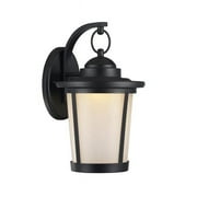 Chloe Lighting  Abbington Transitional Led Textured Black Outdoor Wall Sconce - 13 in. Tall