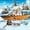 760PCS 7 Minifigures, variant on Compatible with City series building blocks Arctic mobile exploration base crane car toys children's Christmas gifts