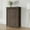 ‎5 Walnut, variant on 3 Drawer Dresser for Bedroom Nightstand, Wooden Chest of Drawers, Fluted End Table, Storage Organizer for Living Room, Hallway and Entryway, Natural Oak