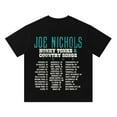 thumbnail image 3 of Joe Nichols Black Tour Cotton T-shirt Unisex Short Sleeve Vintage Tees Casual Tops, 3 of 4