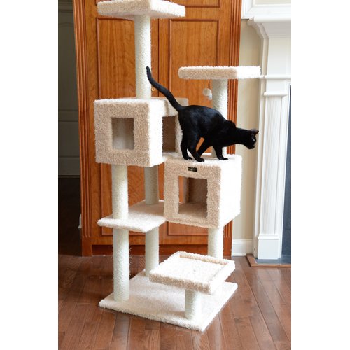 Armarkat Classic Cat Tree Model A6702, 67 inch Beige