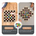 thumbnail image 5 of 60 uds., pieza de juego de madera, piezas de ajedrez de peón de Color, componente de juego de mesa, pieza de juego de estrategia de fantasía, marcador de mesa, 5 of 5