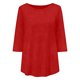 thumbnail image 5 of Plus Tamaño Suelto Ajuste Camisetas para las Mujeres Impresas 3/4 Manga Cuello Redondo Blusa Casual Verano, Más Tamaño de la Túnica de Manga Larga para las Mujeres, 5 of 6