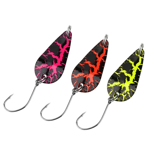 Señuelos De Metal Lentejuelas Cuchara Gancho De Pesca Señuelos De Pesca Lentejuelas Señuelos Para Peces