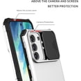 thumbnail image 3 of Compatible with Samsung S20 FE Case with Slide Camera Cover, Samsung Galaxy S20 FE 5G Phone Case with Stand Shockproof Hard PC Cases (White), 3 of 14